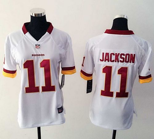 Redskins #11 DeSean Jackson White Women's Stitched NFL Elite Jersey