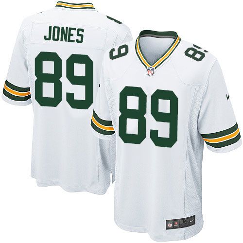 Packers #89 James Jones White Youth Stitched NFL Elite Jersey