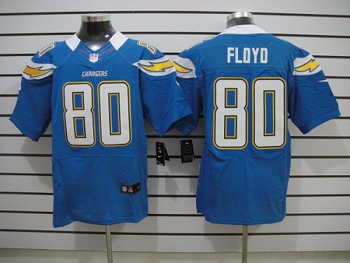 Chargers #80 Malcom Floyd Electric Blue Alternate Men's Stitched NFL Elite Jersey