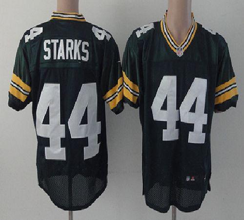 Packers #44 James Starks Green Team Color Men's Stitched NFL Elite Jersey