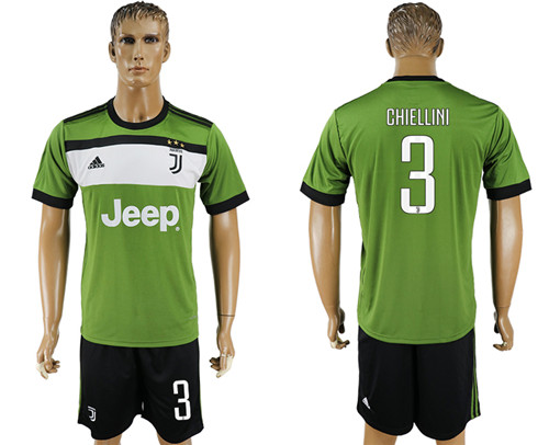 2017 18 Juventus CHIELLINI Third Away Soccer Jersey