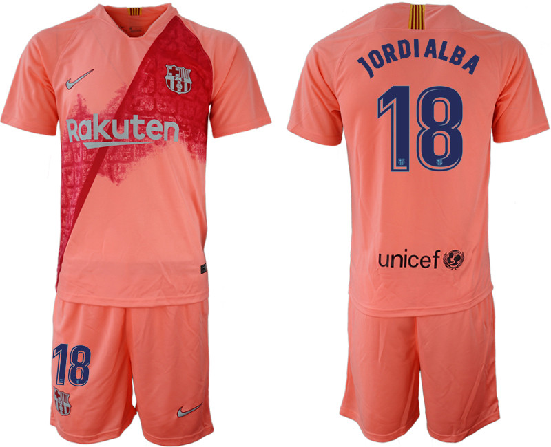 2018 19 Barcelona 18 JORDIALBA Third Away Soccer Jersey