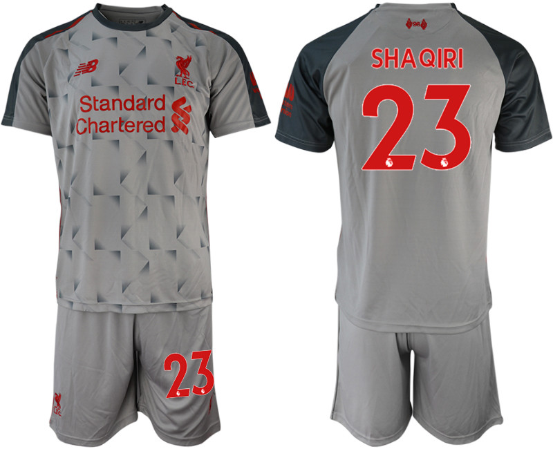 2018 19 Liverpool 23 SHAQIRI Third Away Soccer Jersey