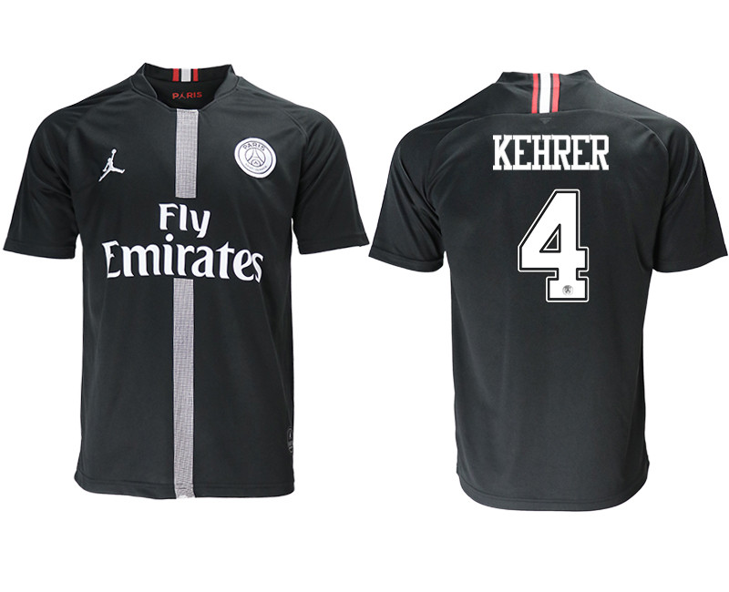 2018 19 Paris Saint Germain 4 KEHRER Home Jordan Thailand Soccer Jersey