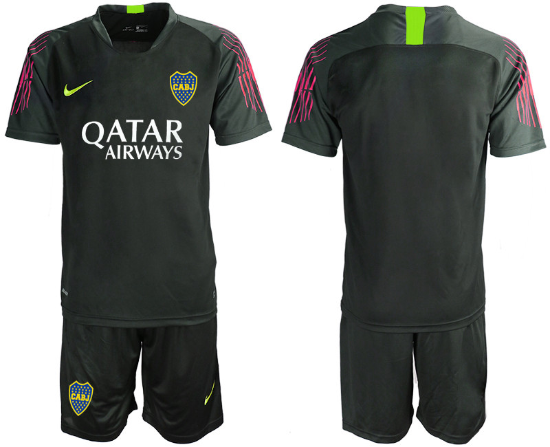 2019 20 Boca Juniors Black Goalkeeper Soccer Jersey