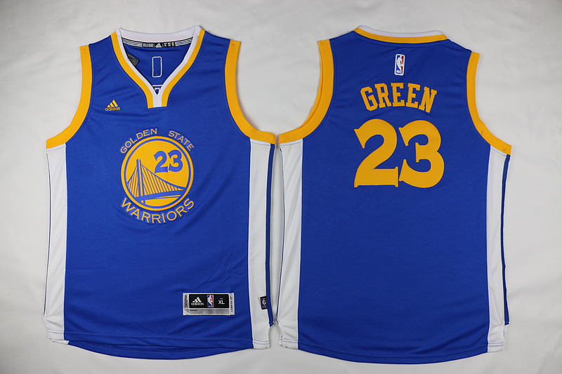  NBA Golden State Warriors 23 Draymond Green Youth Jersey New Revolution 30 Swingman Blue Youth Jersey