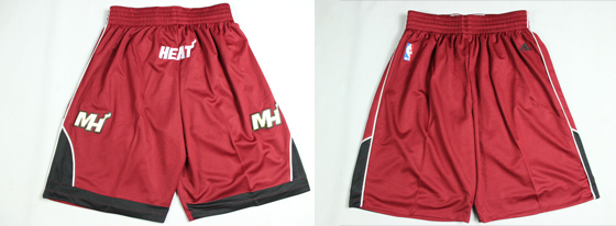  NBA Miami Heat 2013 Christmas Day Fashion Swingman Red Short