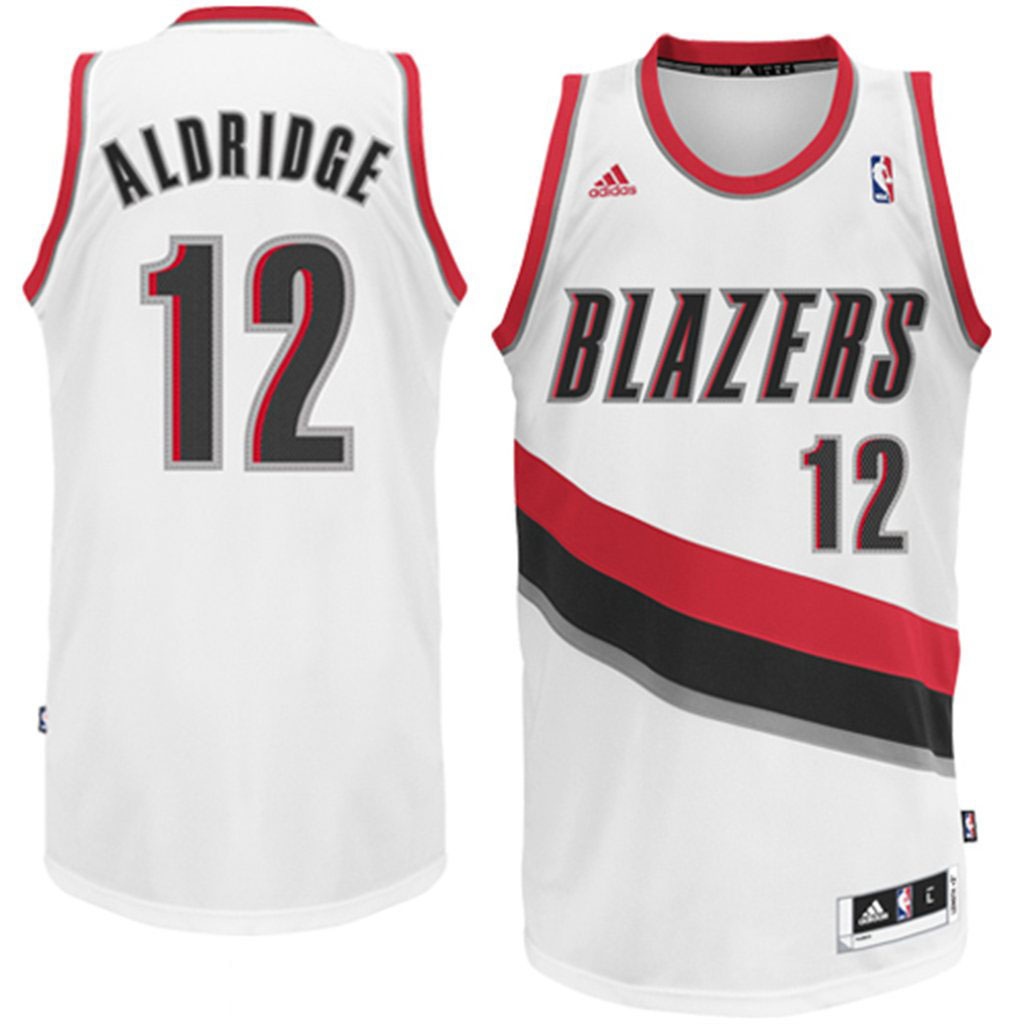 LaMarcus Aldridge Portland Trail Blazers #88 Revolution 30 White Swingman Jersey