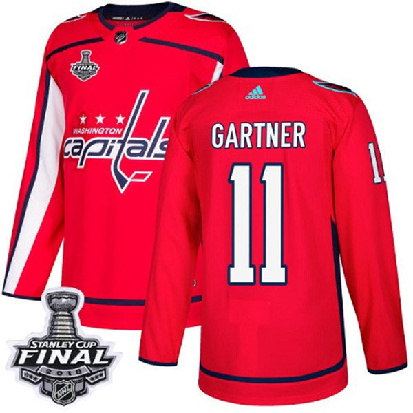 Capitals 11 Mike Gartner Red 2018 Stanley Cup Final Bound Jersey