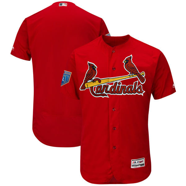 Cardinals Blank Red 2018 Spring Training Flexbase Jersey