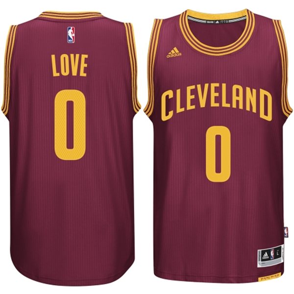 Cleveland Cavaliers #0 Kevin Love 2014 15 New Swingman Road Garnet Jersey