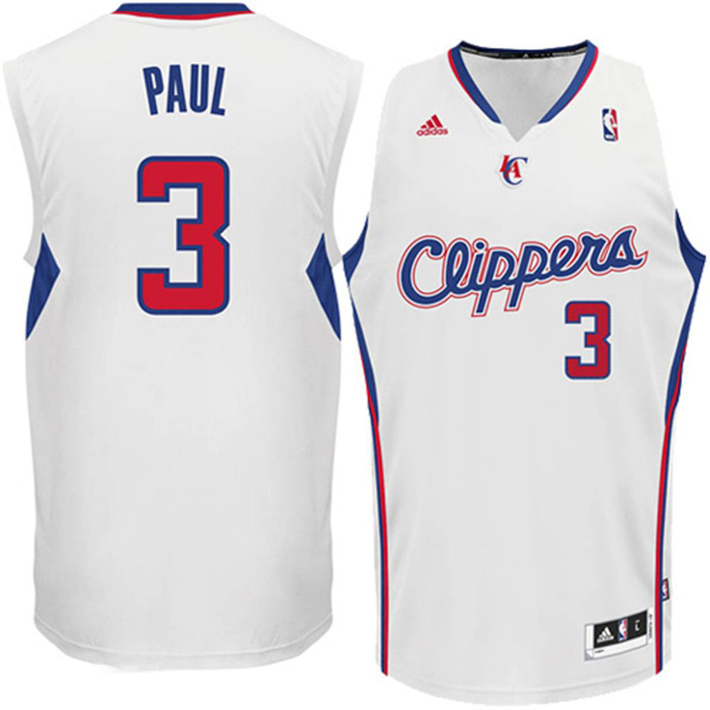 Chris Paul Los Angeles Clippers 3 Revolution 30 Swingman Home White Jersey