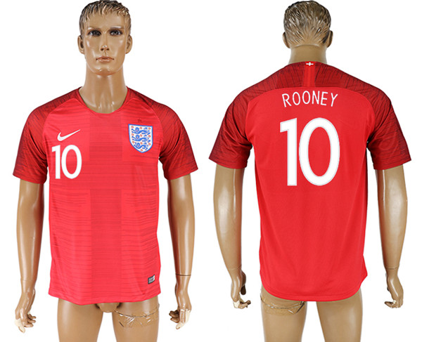 England 10 ROONEY Away 2018 FIFA World Cup Thailand Soccer Jersey England 10 ROONEY Away 2018 FIFA World Cup Thailand Soccer Jersey
