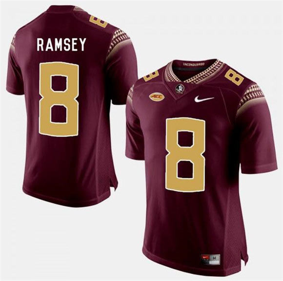 Florida State Seminoles 8 Jalen Ramsey Garnet Stitched Football Jersey