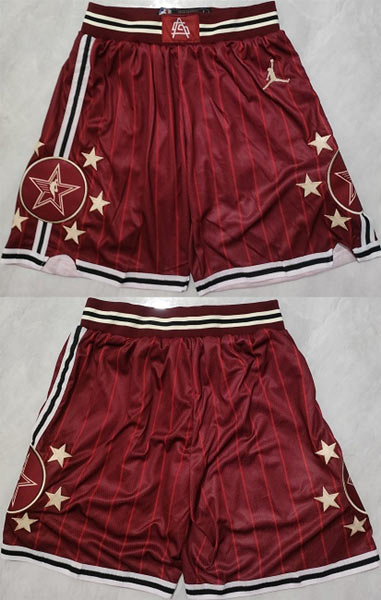 Men's 2024 All Star Red Shorts (Run Small)