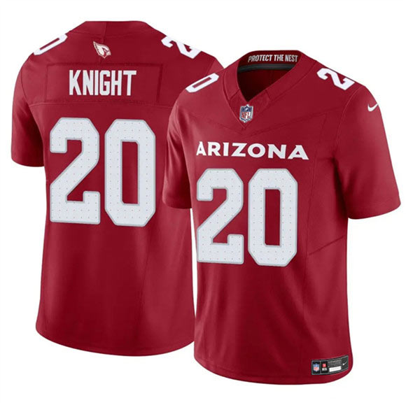 Men's Arizona Cardinals 20 Bam Knight Red 2025 F.U.S.E. Vapor Untouchable Limited Football Stitched Jersey