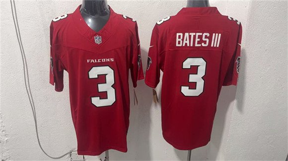 Men's Atlanta Falcons 3 Jessie Bates III Red 2026 New F U S E Vapor Untouchable Limited Football Stitched Jersey Men's Atlanta Falcons 3 Jessie Bates III Red 2026 New F U S E Vapor Untouchable Limited Football Stitched Jersey