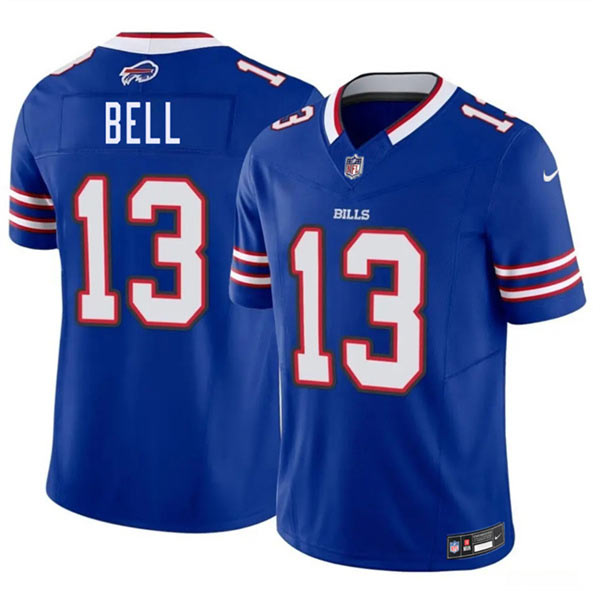 Men's Buffalo Bills 13 Skyler Bell Blue 2026 Draft F.U.S.E. Vapor Untouchable Limited Football Stitched Jersey