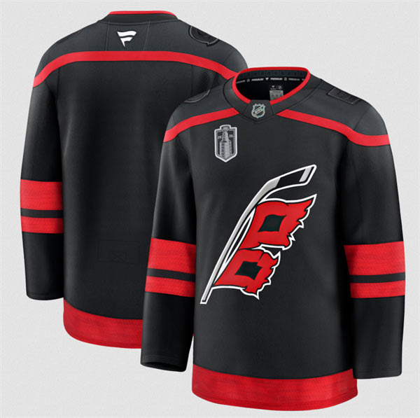 Men's Carolina Hurricanes Blank Black 2026 Stanley Cup Final Home Premium Hockey Stitched Jersey Men's Carolina Hurricanes Blank Black 2026 Stanley Cup Final Home Premium Hockey Stitched Jersey