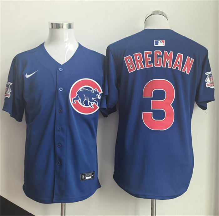 Men's Chicago Cubs 3 Alex Bregman Royal 2026 Limited Stitched Baseball Jersey