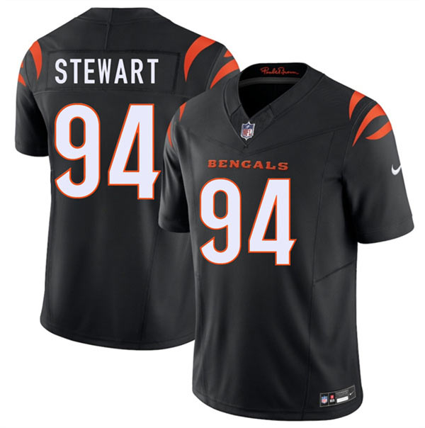 Men's Cincinnati Bengals 94 Shemar Stewart Black 2026 F.U.S.E. Vapor Untouchable Limited Football Stitched Jersey