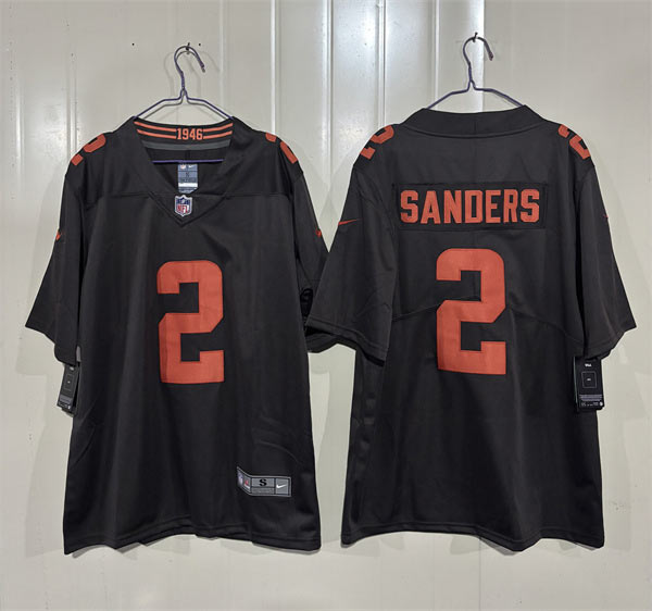 Men's Cleveland Browns 2 Shedeur Sanders Brown 2026 'Alpha Dawg Edition' Vapor Limited Football Stitched Jersey Men's Cleveland Browns 2 Shedeur Sanders Brown 2026 'Alpha Dawg Edition' Vapor Limited Football Stitched Jersey