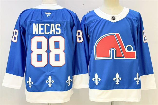 Men's Colorado Avalanche 88 Martin Necas Blue 2025 Stitched Hockey Jersey