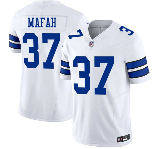 Men's Dallas Cowboys 37 Phil Mafah White 2025 F.U.S.E Vapor Untouchable Limited Football Stitched Jersey