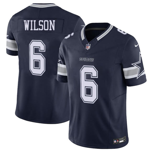 Men's Dallas Cowboys 6 Donovan Wilson Navy 2025 F.U.S