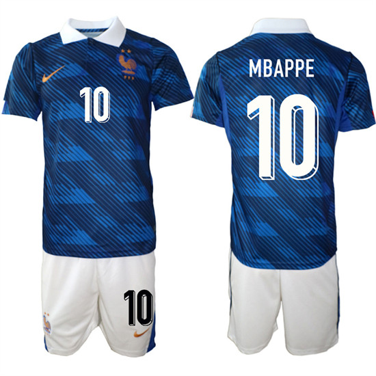 Men's France 10 MBAPPE National Team FIFA x World Cup 2026 Home On Field Jersey