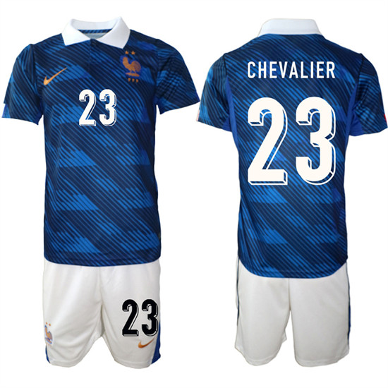 Men's France 23 CHEVALIER National Team FIFA x World Cup 2026 Home On Field Jersey