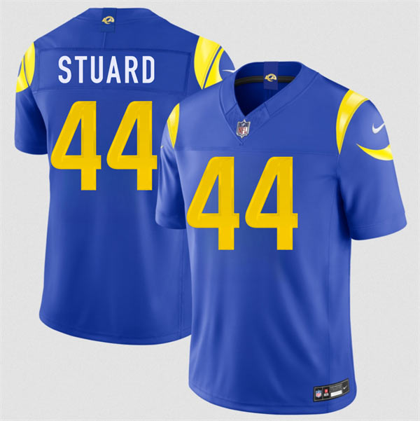 Men's Los Angeles Rams 44 Grant Stuard Royal 2026 F.U.S.E. Vapor Limited Football Stitched Jersey