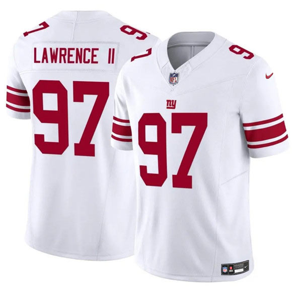 Men's New York Giants 97 Dexter Lawrence II White 2025 F.U.S.E. Vapor Untouchable Limited Football Stitched Jersey
