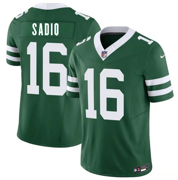 Men's New York Jets 16 Kenyon Sadiq Green 2026 Draft F.U.S.E. Vapor Untouchable Limited Football Stitched Jersey