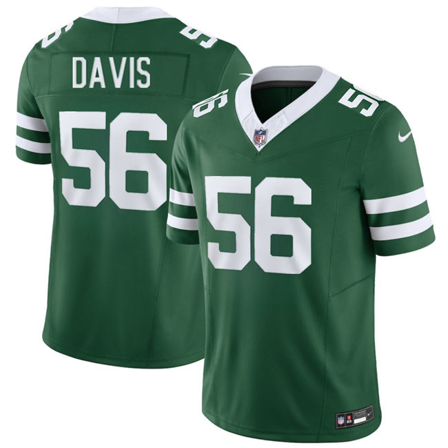 Men's New York Jets 56 Demario Davis Green 2026 F.U.S.E. Vapor Untouchable Limited Stitched Jersey