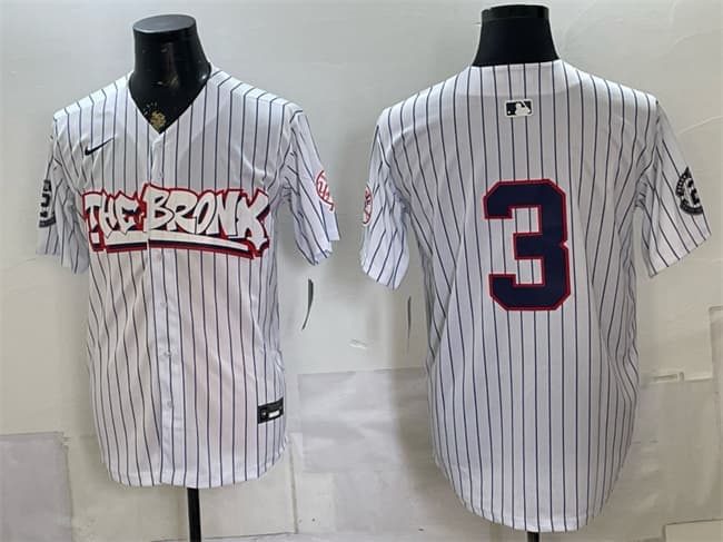 Men's New York Yankees 3 Babe Ruth White Bronx Graffiti V2 Vapor Limited Stitched Baseball Jersey Men's New York Yankees 3 Babe Ruth White Bronx Graffiti V2 Vapor Limited Stitched Baseball Jersey
