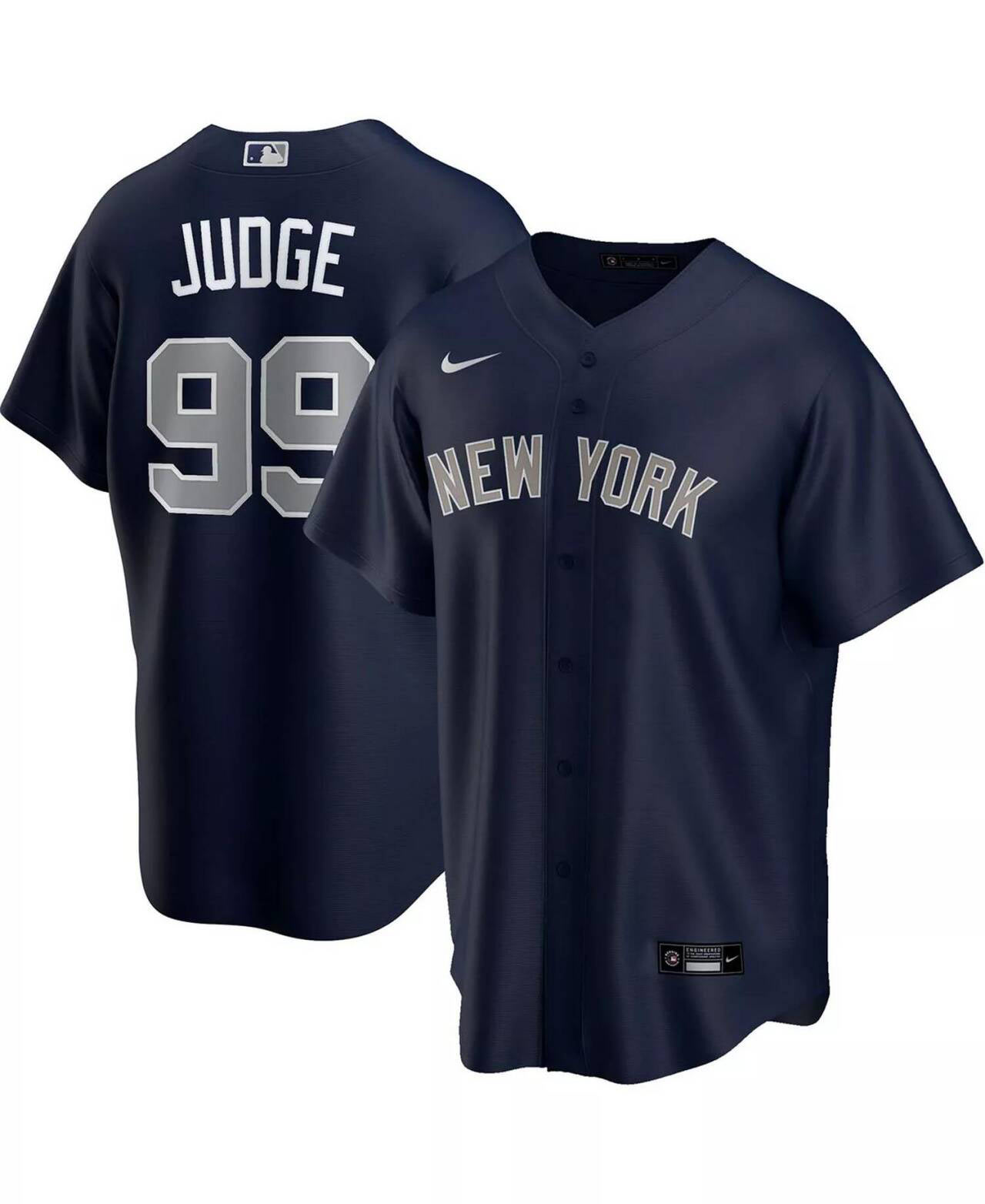 Men's New York Yankees 99 Aaron Judge Navy Stitched Baseball Jersey