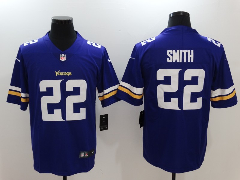 Men's Minnesota Vikings #22 Harrison Smith Purple 2017 Vapor Untouchable Limited Stitched Jersey