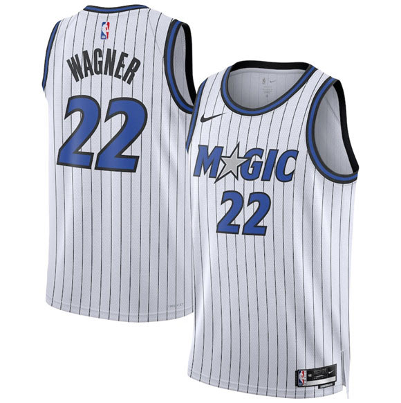 Men's Orlando Magic 22 Franz Wagner White 2025 Association Edition Stitched Basketball Jersey