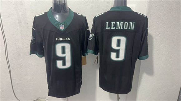 Men's Philadelphia Eagles 9 Makai Lemon Black 2026 F U S E Draft Vapor Untouchable Limited Football Stitched Jersey Men's Philadelphia Eagles 9 Makai Lemon Black 2026 F U S E Draft Vapor Untouchable Limited Football Stitched Jersey