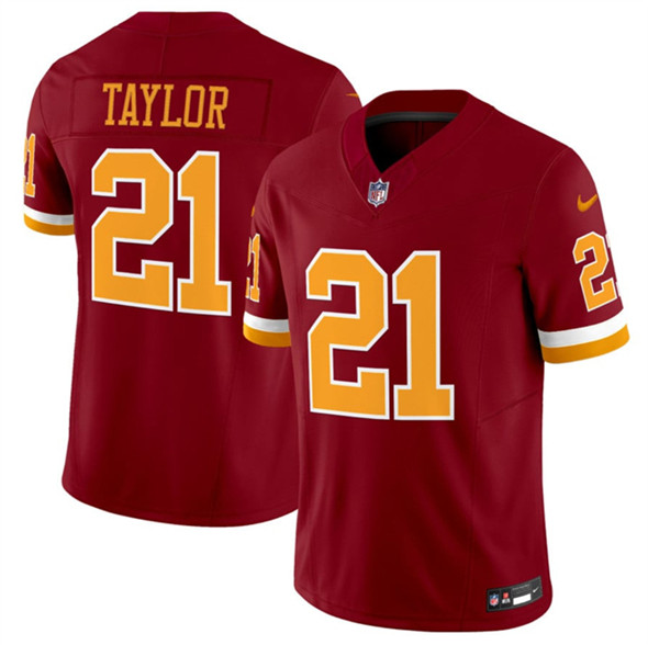 Men's Washington Commanders 21 Sean Taylor Burgundy 2025 F.U.S.E. Throwback Limited Football Stitched Jersey