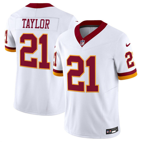 Men's Washington Commanders 21 Sean Taylor White 2025 F.U.S.E. Throwback Vapor Limited Football Stitched Jersey