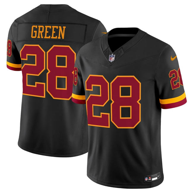 Men's Washington Commanders 28 Darrell Green Black 2026 F.U.S.E. Hail Raiser Alternate Vapor Limited Stitched Football Jersey