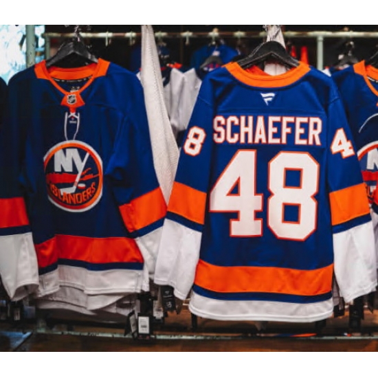 Men New York Islanders Matthew Schaefer 48 Navy 2024 25 Stitched Hockey Jersey