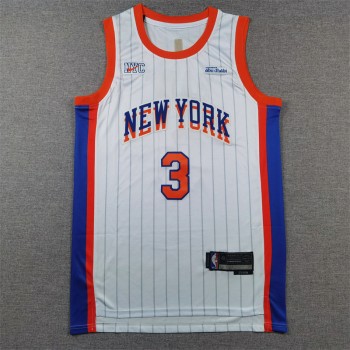 NBA Knicks 3 Hart White 2024 New Nike Jersey