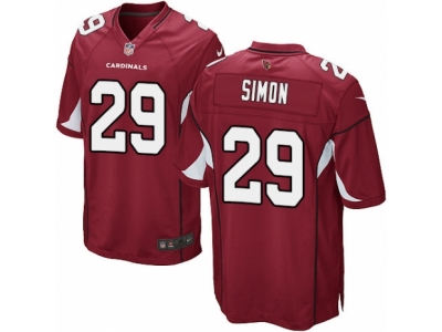  Arizona Cardinals 29 Tharold Simon Game Red Team Color NFL Jersey