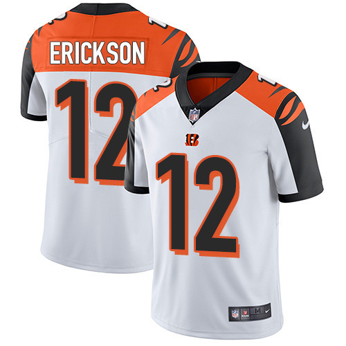 Bengals 12 Alex Erickson White Vapor Untouchable Player Limited Jersey