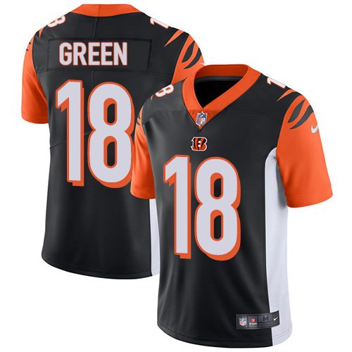  Bengals 18 A.J. Green Black Vapor Untouchable Limited Jersey
