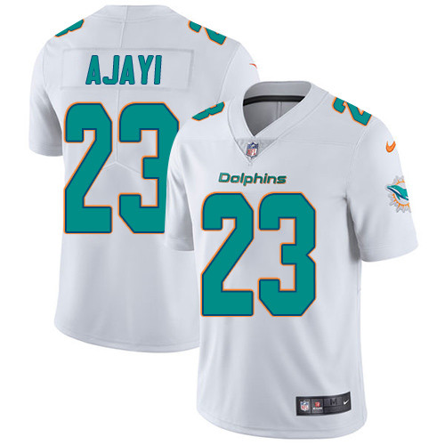 Dolphins 23 Jay Ajayi White Vapor Untouchable Player Limited Jersey