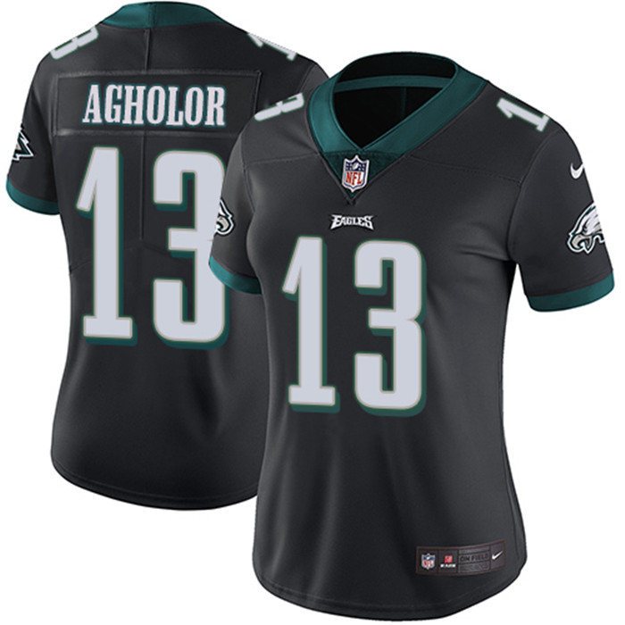 Eagles 13 Nelson Agholor Black Women Vapor Untouchable Limited Jersey